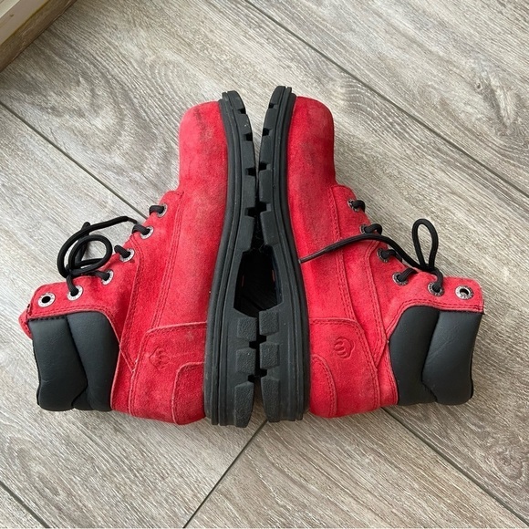 Wolverine Red Safety Protective Field Leather Workboots - Picture 7 of 15